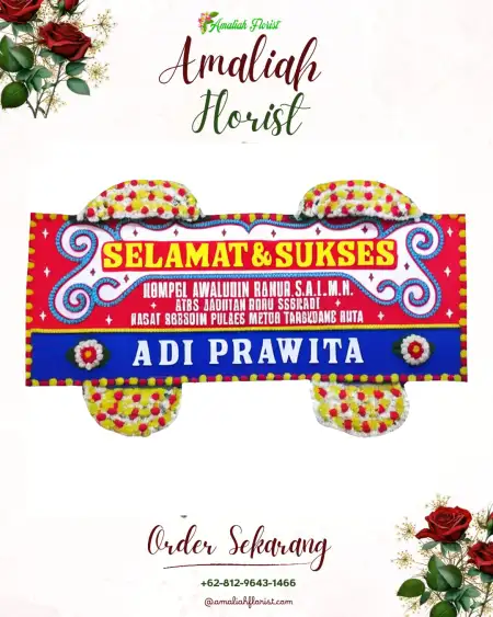 Papan Bunga Ucapan Selamat Terboyo Kulon